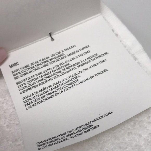 Calvin Klein Marc Bath Towel - Picture 6 of 7